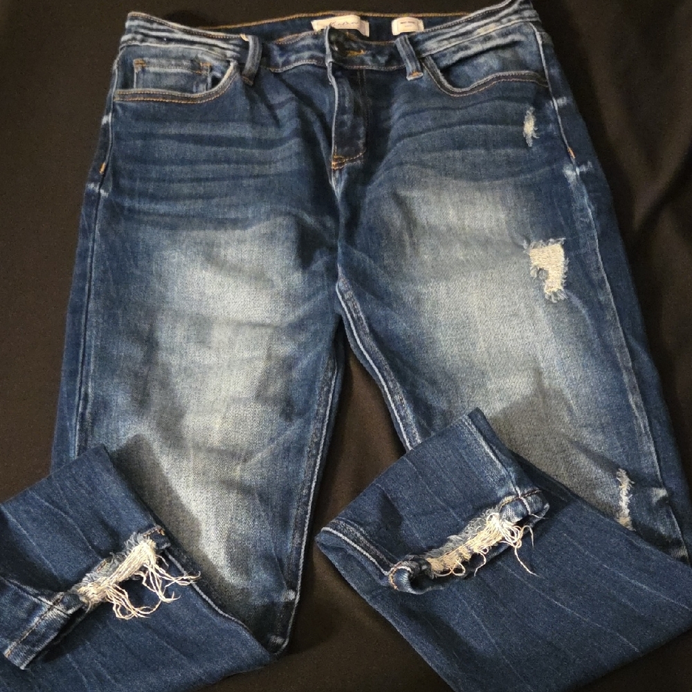 KANCAN  Distressed Blue Jeans